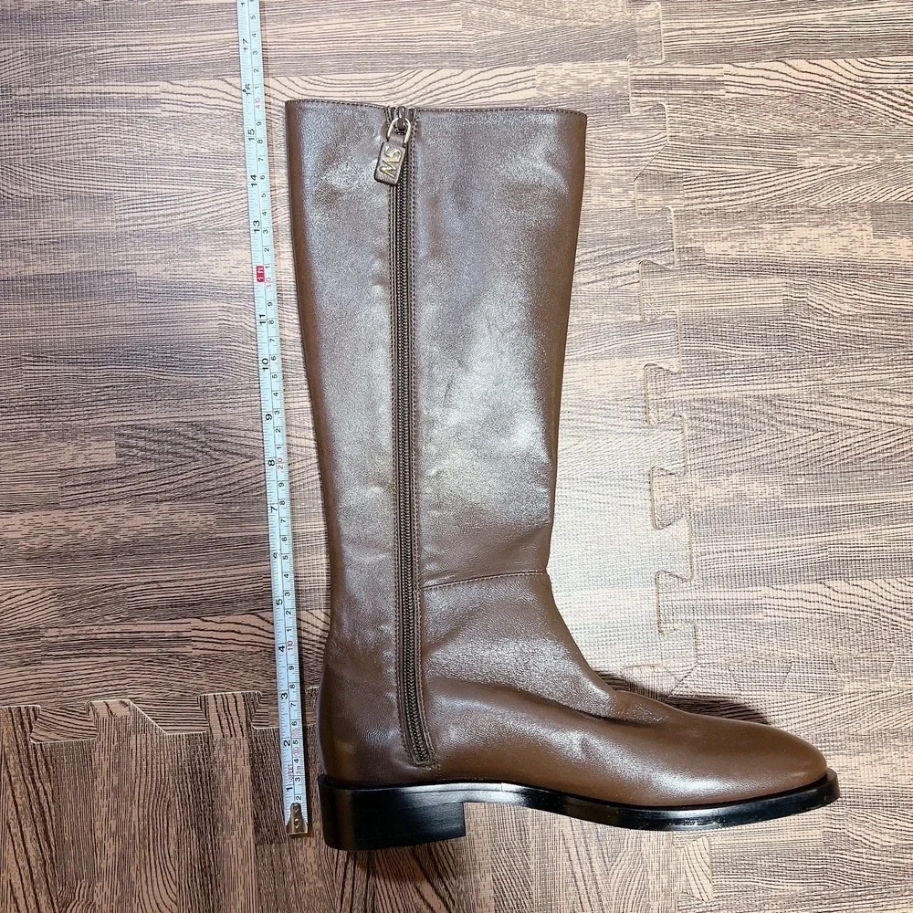 Stuart WEITZMAN GRACIE Tubo Knee High Riding Boots Brown Leather Womens US 5.5